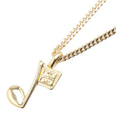 ジバンシー 音符 ト音記号 モチーフ ネックレス ゴールド メッキ レディース Givenchy 【中古】