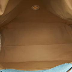 ロンシャン プリアージュ リュック バックパック ブルー ブラウン ナイロン レザー レディース Longchamp 【中古】