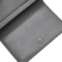 プラダ サフィアーノ カードケース グレー レザー レディース PRADA 【中古】