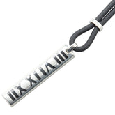 ティファニー アトラス ネックレス シルバー ブラック SV925 シルバー ラバー レディース TIFFANY&Co. 【中古】