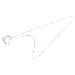 ティファニー オープンハート ネックレス SV925 シルバー レディース TIFFANY&Co. 【中古】