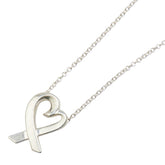 ティファニー ラビングハート ネックレス SV925 シルバー レディース TIFFANY&Co. 【中古】