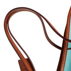 ロベルタピエリ トートバッグ ブルー ブラウン マルチカラー ナイロン レザー レディース Roberta Pieri 【中古】