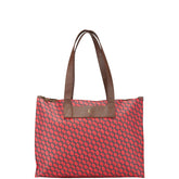 ロベルタ ディ カメリーノ トートバッグ レッド ブラウン PVC レザー レディース Roberta di Camerino 【中古】