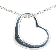 ティファニー オープンハート ネックレス SV925 シルバー レディース TIFFANY&Co. 【中古】