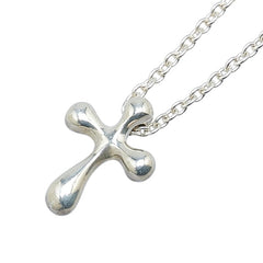 ティファニー スモールクロス ネックレス スターリングシルバー レディース TIFFANY&Co. 【中古】