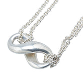 ティファニー フィギュアエイト ネックレス ダブルチェーン SV925 シルバー レディース TIFFANY&Co. 【中古】