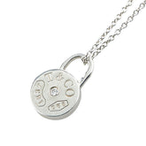 ティファニー 1837 ラウンドロック 1Pダイヤ ネックレス SV925 シルバー レディース TIFFANY&Co. 【中古】