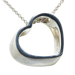 ティファニー ジオメトリック オープンハート ネックレス SV925 シルバー レディース TIFFANY&Co. 【中古】