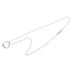 ティファニー ジオメトリック オープンハート ネックレス SV925 シルバー レディース TIFFANY&Co. 【中古】