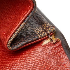 ルイ ヴィトン ダミエ トライベッカ ミニ ショルダーバッグ ハンドバッグ N51162 ブラウン PVC レザー レディース LOUIS VUITTON 【中古】