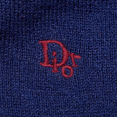 ディオール ニット セーター Vネック サイズ:S ネイビー アクリル レディース Dior 【中古】
