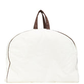 エルメス ロゴ ガーメントケース スーツカバー アイボリー ブラウン キャンバス レディース HERMES 【中古】