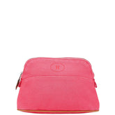 エルメス ボリード20 ポーチ ピンク キャンバス レディース HERMES 【中古】