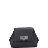 ボッテガヴェネタ ベルトバッグ クラッチバッグ 631117 ブラック レザー レディース BOTTEGAVENETA 【中古】