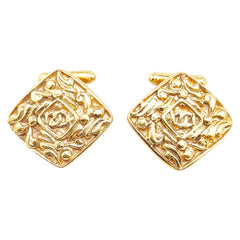 シャネル ココマーク ひし形 カフス ゴールド メッキ レディース CHANEL 【中古】