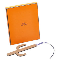 エルメス サボテン チャーム バッグチャーム ブラウン ブラック トリヨンクレマンス シェーブル レディース HERMES 【中古】