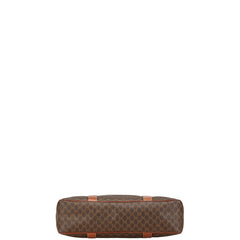 セリーヌ マカダム ハンドバッグ トートバッグ ブラウン PVC レザー レディース CELINE 【中古】