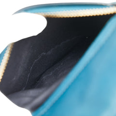 マークジェイコブス 斜め掛け ショルダーバッグ ブルー レザー レディース MARC JACOBS 【中古】