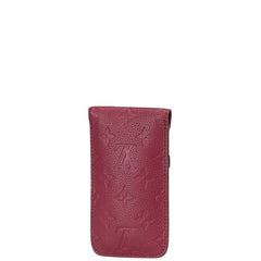 ルイ ヴィトン モノグラム アンプラント 携帯ケース スマートフォンケース M60375 オロール ボルドー レザー レディース LOUIS VUITTON 【中古】