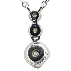 ヴァンドーム Pt950 プラチナ Pt850 プラチナ ダイヤ0.11ct プチ ペンダントネックレス レディース VANDOME 【中古】