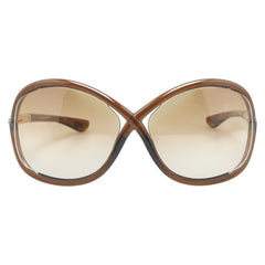 トムフォード サングラス ブラウン プラスチック レディース TOM FORD 【中古】