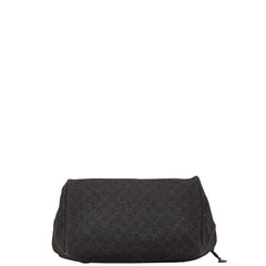 グッチ GGキャンバス ハンドバッグ トートバッグ 30501 ブラウン キャンバス レザー レディース GUCCI 【中古】