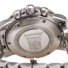 ゼニス レインボー フライバック エルプリメロ 腕時計 01/02.0470.405 自動巻き ブラック文字盤 ステンレススチール メンズ ZENITH 【中古】