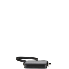 エルメス アカボックス 斜め掛け スマートフォンショルダーバッグ ブラック ボックスカーフ レディース HERMES 【中古】