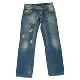 ドルチェアンドガッバーナ デニムパンツ ジーンズ サイズ:46 ライトブルー メンズ DOLCE&GABBANA 【中古】