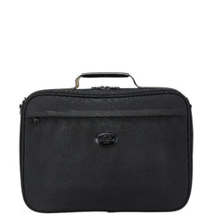 ロンシャン キャリーオンブリーフケース ビジネスバッグ ブラック キャンバス レザー メンズ Longchamp 【中古】