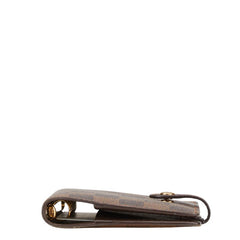 ルイ ヴィトン ダミエ アジェンダPM 手帳カバー R20700 ブラウン PVC レザー レディース LOUIS VUITTON 【中古】