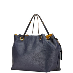 フェリージ ハンドバッグ ネイビー PVC レザー レディース Felisi 【中古】