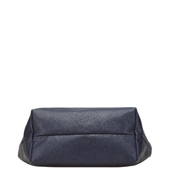 フェリージ ハンドバッグ ネイビー PVC レザー レディース Felisi 【中古】