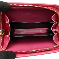 サンローラン ラウンドファスナー コインケース 326598 ピンク レザー レディース SAINT LAURENT 中古