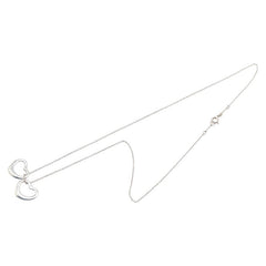 ティファニー ダブルオープンハート ネックレス SV925 シルバー レディース TIFFANY&Co. 【中古】