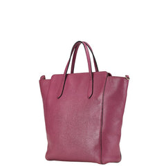 グッチ ハンドバッグ ショルダーバッグ 2WAY パープル レザー レディース GUCCI 【中古】