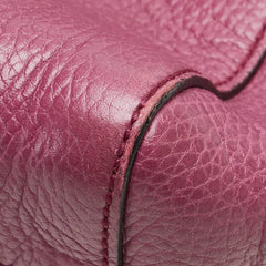 グッチ ハンドバッグ ショルダーバッグ 2WAY パープル レザー レディース GUCCI 【中古】