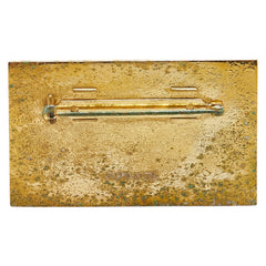 シャネル ロゴ プレート ブローチ ゴールド メッキ レディース CHANEL 【中古】