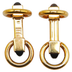 ダンヒル ロング シェイプ カフス ゴールド メッキ メンズ Dunhill 【中古】