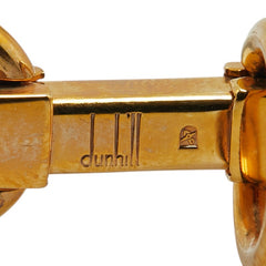 ダンヒル ロング シェイプ カフス ゴールド メッキ メンズ Dunhill 【中古】