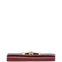 ヴィヴィアンウエストウッド 4連 キーケース キーリング 3518C95 レッド レザー レディース Vivienne Westwood 【中古】