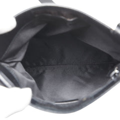 グッチ GGキャンバス ショルダーバッグ 019 0343 200047 ネイビー ブラック キャンバス レザー レディース GUCCI 【中古】