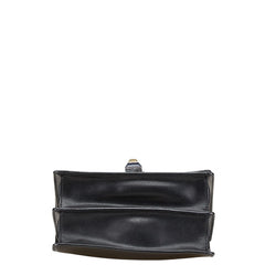 フェンディ キャナイ スモール 斜め掛け チェーン ショルダーバッグ 8M0381 ブラック レザー レディース FENDI 【中古】