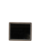 ボッテガヴェネタ コンパクトミラー 手鏡 グレー グレージュ レザー レディース BOTTEGAVENETA 【中古】