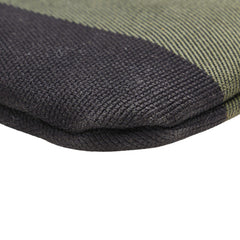 サンローラン クラッチバッグ ポーチ 414764 ブラック カーキ キャンバス レザー レディース SAINT LAURENT 【中古】