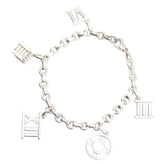 ティファニー アトラス 5チャーム ブレスレット SV925 シルバー レディース TIFFANY&Co. 【中古】