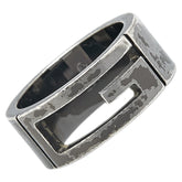 グッチ Gロゴ オープンG リング 指輪 #10 SV925 シルバー レディース GUCCI 【中古】