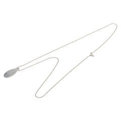 ティファニー リターン トゥ ティファニー オーバルタグ ロングネックレス ボールチェーン SV925 シルバー レディース TIFFANY&Co. 【中古】