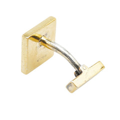 ルイ ヴィトン ダミエ カフス ゴールド ブラウン メッキ レディース LOUIS VUITTON 【中古】